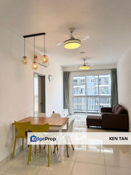 Pinnacle Sri Petaling Corner Unit 3+1 Room Partly Furnished for Rent , Kuala Lumpur, Bandar Baru Sri Petaling