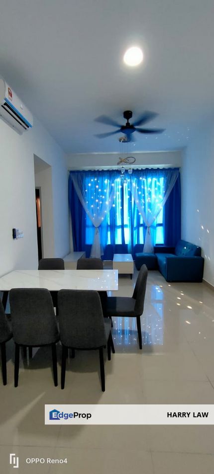 Amber cove @impression City 2 bedrooms 2 bathrooms fully furnished for rent, Melaka, Klebang