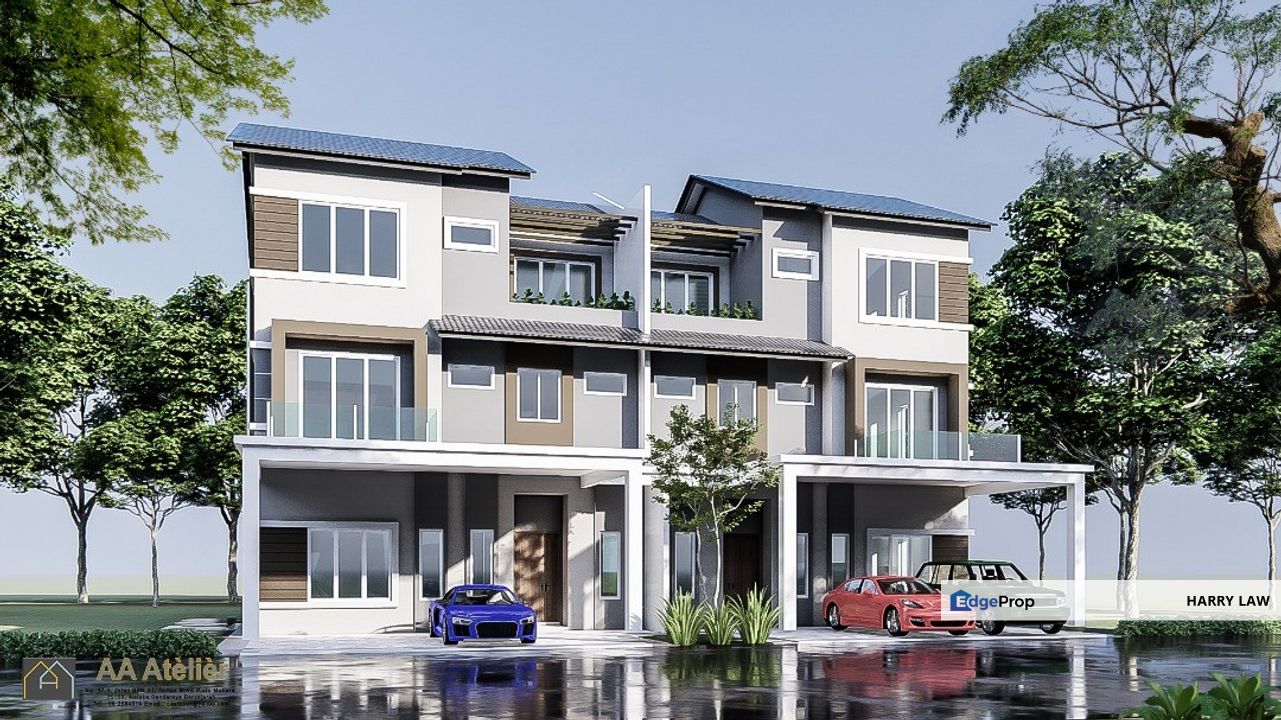 Taman Bukit Cina @ Laksamana Cheng Ho 3 Storey Semi D Freehold New Project Non Bumi for sell, Melaka, Melaka Raya