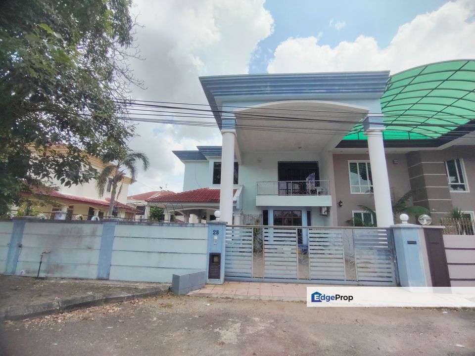 Taman bukit katil / Saujana indah 50x90 Super Semi D Freehold Non Bumi below bank Value RM90k, Melaka, Bukit Katil