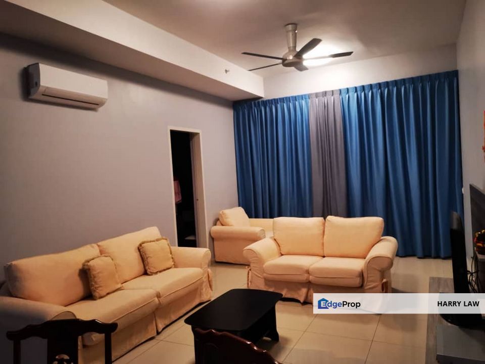 Ong kim wee residence Town 3 bed 2 bath fully furnished for rental , Melaka, Melaka Tengah