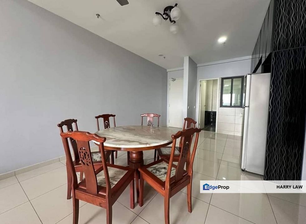 Ong kim wee residence @ Town 3 bed 2 bath fully furnished for rental , Melaka, Melaka Tengah