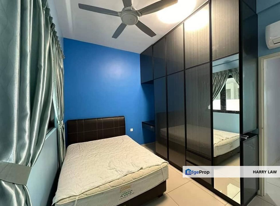 Ong kim wee residence @ Town 3 bed 2 bath fully furnished for rental , Melaka, Melaka Tengah