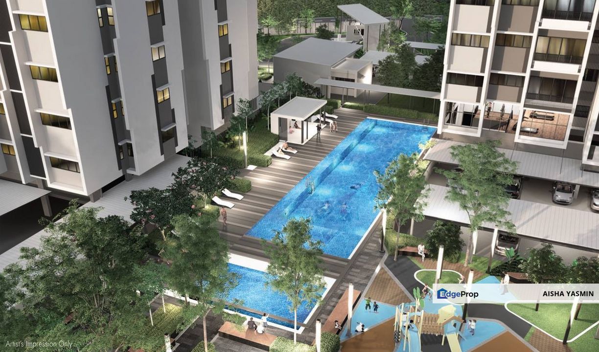Super LARGE Condominium OAKLAND at Stapok, Sarawak, Kuching