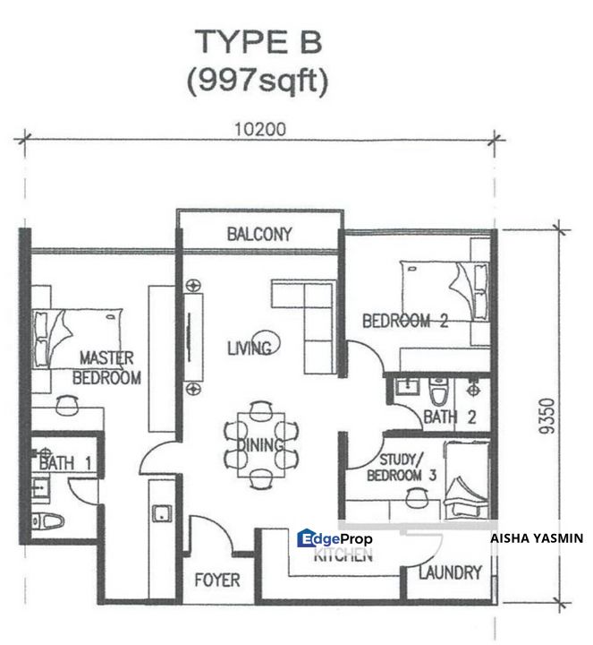DUAL KEY Partially FURNISHED Apartment Stapok Batu Kawa, Sarawak, Kuching