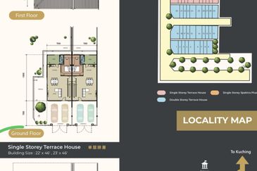 Freehold Mix Zone Single Storey at 10th Mille Kuching for Sale