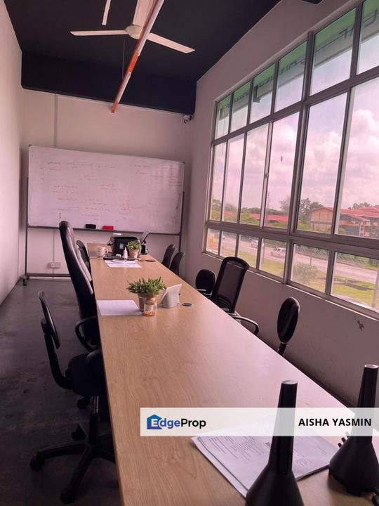 Partially Furnished Three Storey Shophouse Facing Road at Semarak Matang For Sale, Sarawak, Kuching