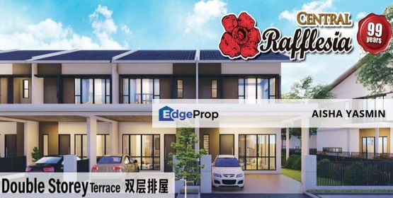 Double Storey Terrace CENTRAL RAFFLESIA at Serian For Sale, Sarawak, Serian