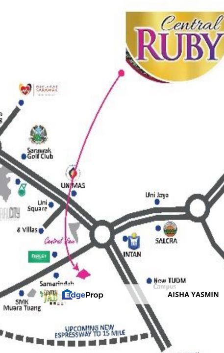 Single Storey CENTRAL RUBY at Samarindah for Sale, Sarawak, Kota Samarahan