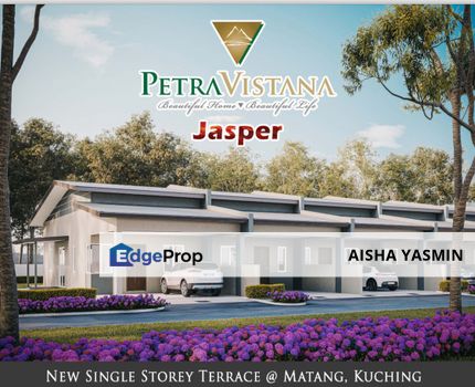 Single Storey Terrace PETRA VISTANA at Kopodim Matang For Sale, Sarawak, Kuching