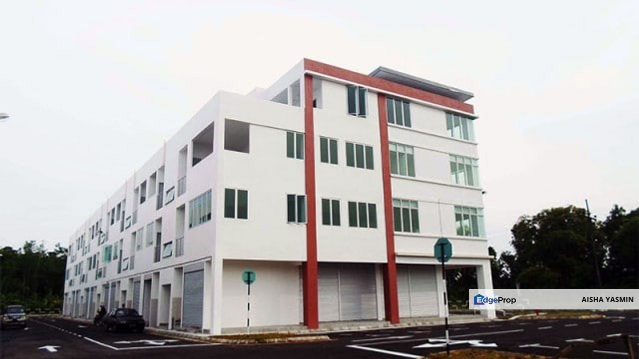 Completed Three Storey Shophouse at Petra Jaya for Sale, Sarawak, Kuching