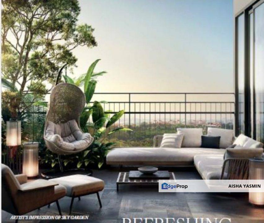 New Three Bedroom Condominium SKYVILLA at MJC Batu Kawa for Sale, Sarawak, Kuching