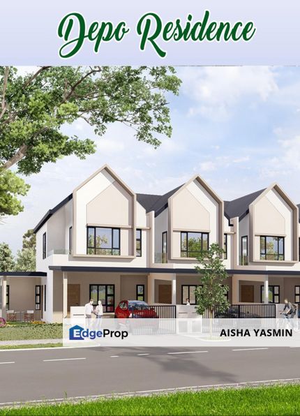 Mix Zone DEPO RESIDENCE New Double Storey Terrace at Jalan Depo Petra Jaya for Sale, Sarawak, Kuching