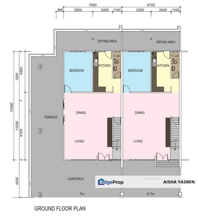 Story Land New Double Storey Terrace at Bau for Sale, Sarawak, Bau