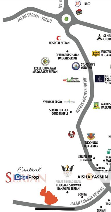 New Double Storey CENTRAL SERIAN For Sale, Sarawak, Serian