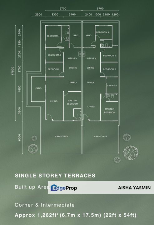 4 Bedroom | New Single-Storey Terrace with Large Land Sizes, Sarawak, Kuching