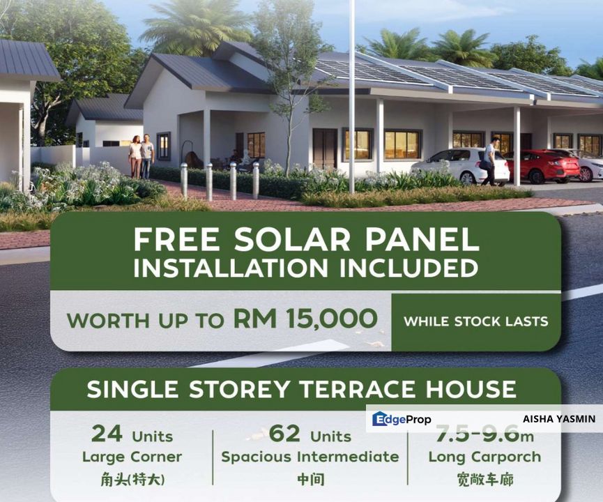 Corner Single Storey with Solar Panel at Siburan for Sale for Sale ...