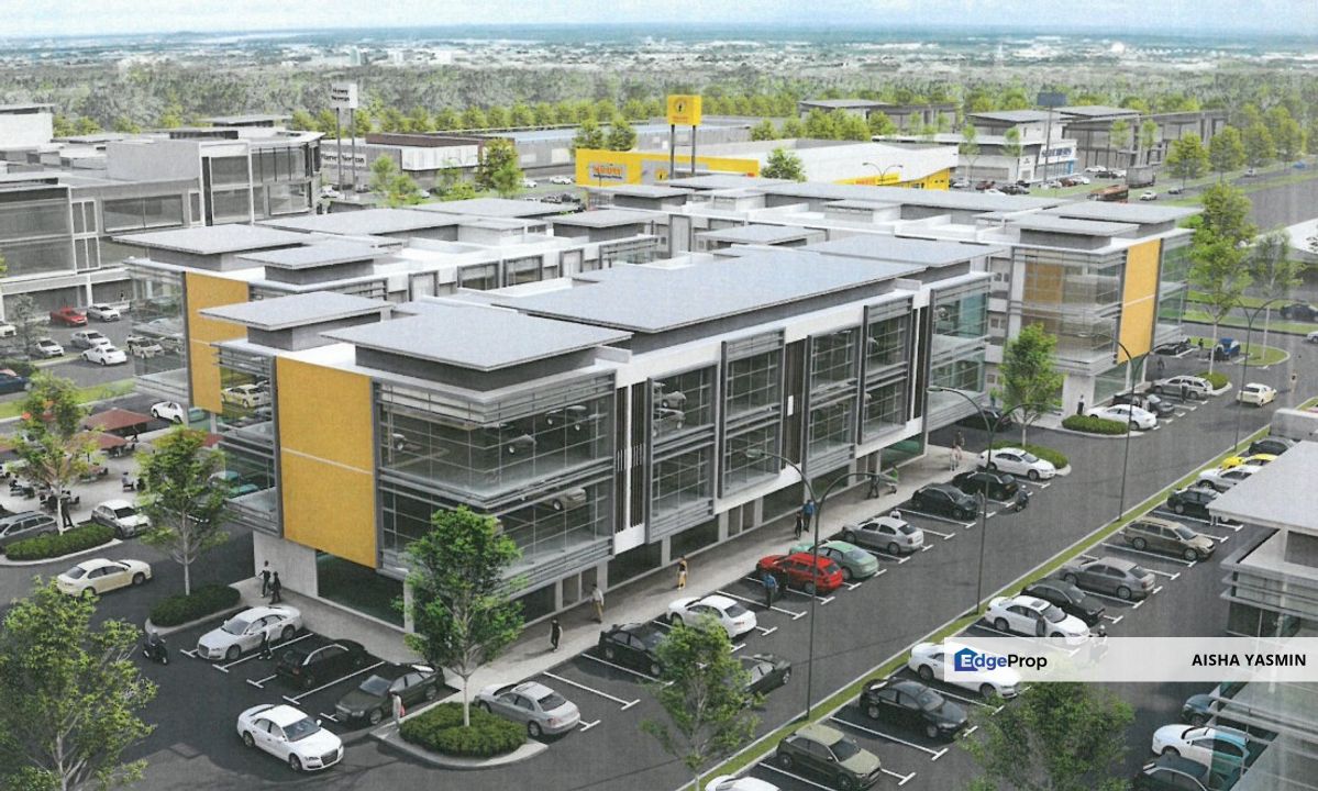 Metrocity Semi Detached Shophouse Prime Area at Matang for Sale, Sarawak, Kuching