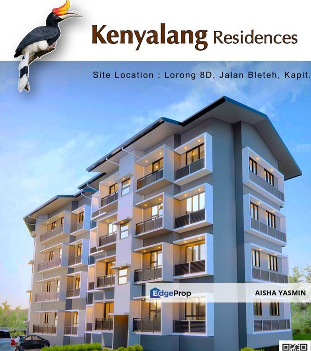Three Bedroom Apartment Walking Distance to School at Kapit Town for Sale, Sarawak, Kapit