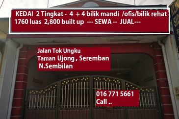 INVEST  - Good Returns- 2 Tingkat Kedai - Segera boleh berniaga