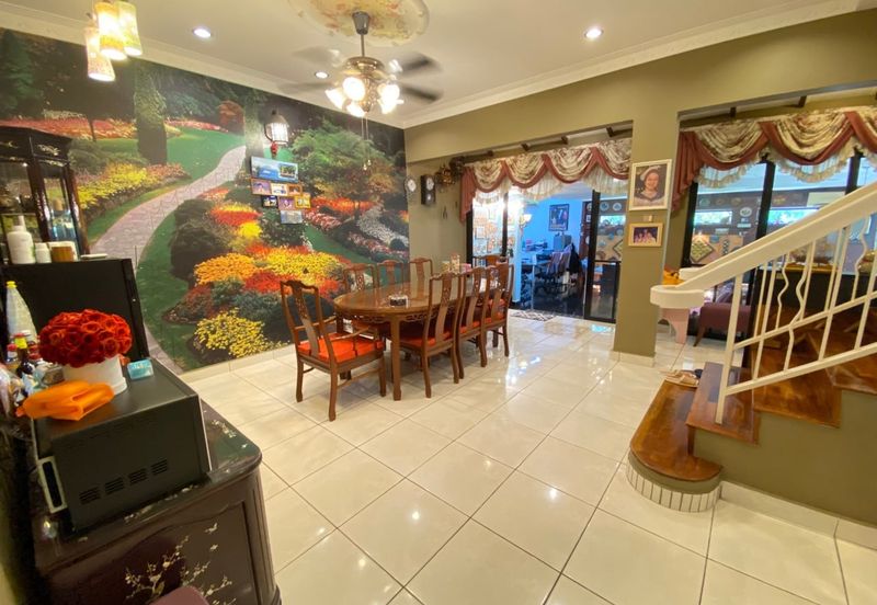 CORNER LOT Double Storey Terrace Jalan Birai Bukit Jelutong Shah Alam Freehold For Sale 