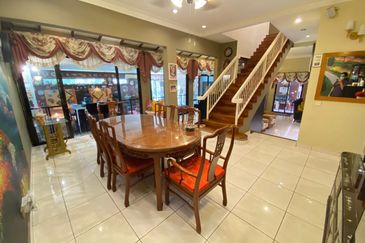 CORNER LOT Double Storey Terrace Jalan Birai Bukit Jelutong Shah Alam Freehold For Sale 