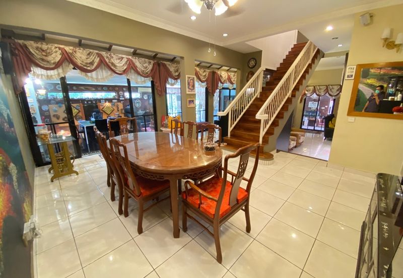 CORNER LOT Double Storey Terrace Jalan Birai Bukit Jelutong Shah Alam Freehold For Sale 