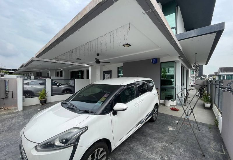 Ferrea Denai Alam End Lot Double Storey Terrace Freehold For Sale Near Elmina Valley Saffron Hills Denai Alam Semanea Hills   
