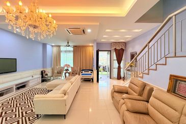 Aster Grove Denai Alam Shah Alam Double Storey Superlink For Sale Freehold     