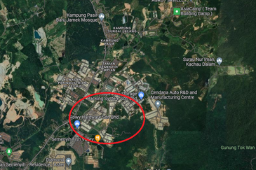 Semenyih Detach factory for sale , beranang , jalan bangi lama, kajang , 