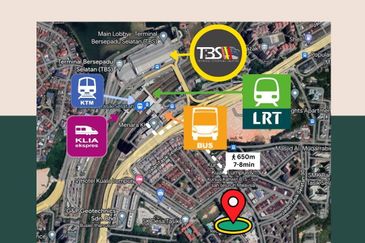 {2/3 Rooms KL} Fully Furnished MRT Condo Monthly RM1,600