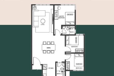 {2/3 Rooms KL} Fully Furnished MRT Condo Monthly RM1,600