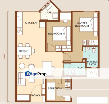  Bandar Kinrara 5 (BK5) rumah wip affordable House 3 Bilik Freehold Bulanan RM1,200 [BUMI] @, Selangor, Puchong