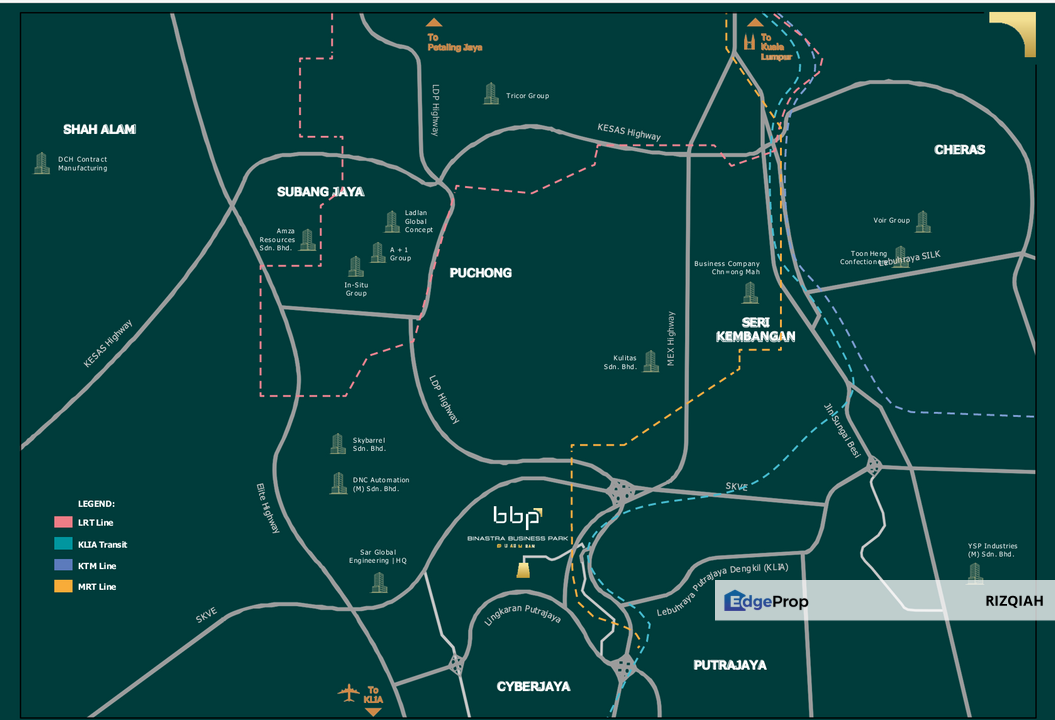 BINASTRA BUSINESS PARK @PULAU MERANTI PUCHONG (NEXT TO CYBERJAYA & PUTRAJAYA), Selangor, Puchong