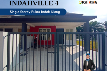 FREEHOLD INDAHVILLE 4 Single Storey Terrace Pulau Indah, Port Klang