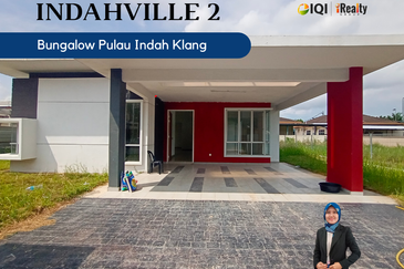 FREEHOLD BUNGALOW Single Storey Indahville 2 Pulau Indah Port Klang