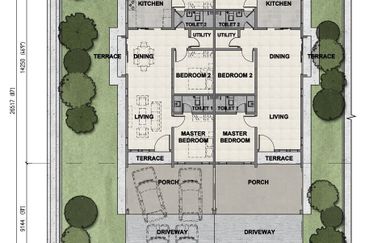 SEMI D DESAVILLE 3 Single Storey Pekan Meru Klang, Jalan Kasban