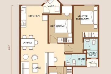 FREEHOLD RUMAWIP ANDALAN Residensi Apartment Bukit Jalil