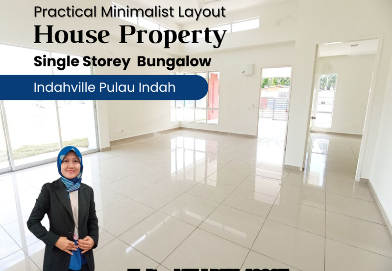 FREEHOLD Single Storey Bungalow Pulau Indah Port Klang