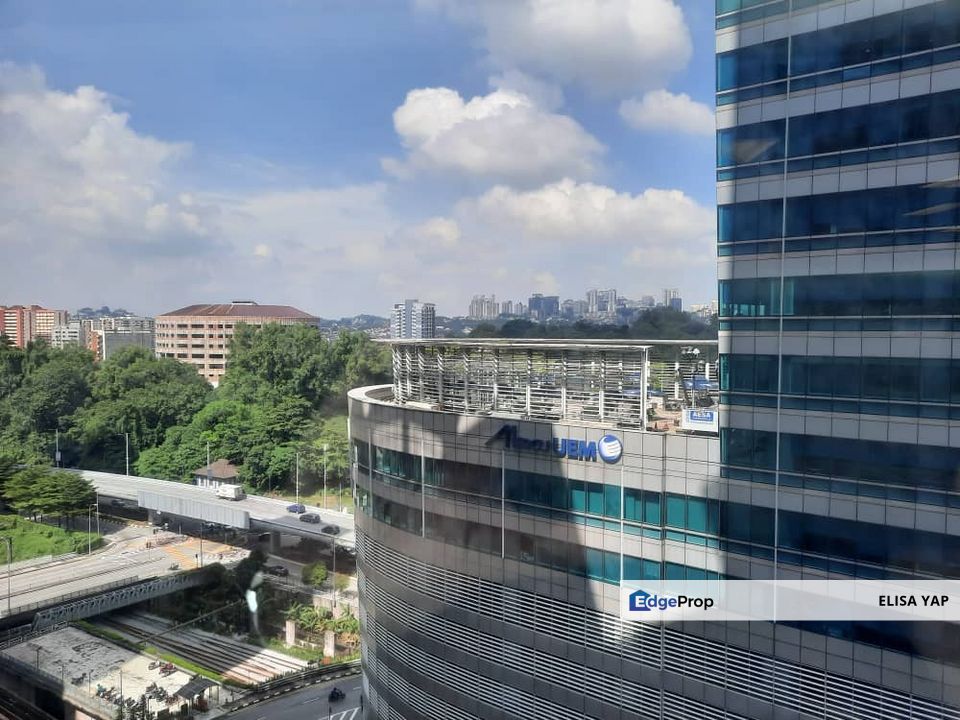 Plaza  Sentral KL Sentral Partially Furnished Office 2715sqft Freehold Medium Floor FOR RENT, Kuala Lumpur, KL Sentral