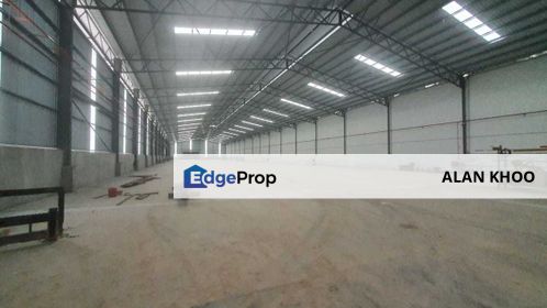 Shah Alam 1sty Heavy Duty Detached Factory Land 2acre Bu1.3acre Tnb 3000amp, Selangor, Shah Alam