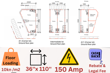 Batu Caves ,Sungai Tua ,Selayang ,Kepong, Pasar Borong ,Rawang,Sungai Buloh  New Terrance Factory ,Freehold Limited Unit 44 lot 