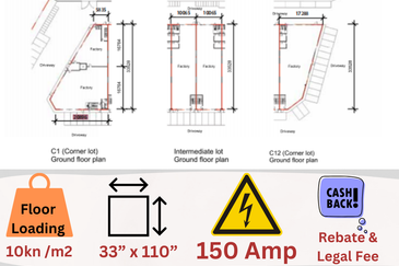 Batu Caves ,Sungai Tua ,Selayang ,Kepong, Pasar Borong ,Rawang,Sungai Buloh  New Terrance Factory ,Freehold Limited Unit 44 lot 