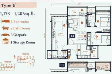 Kinrara Residence 100M to LRT at Pavilion Bukit Jalil Nearby Puchong PJ Bandar Sunway 