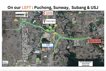 Kinrara Residence 100M to LRT at Pavilion Bukit Jalil Nearby Puchong PJ Bandar Sunway 