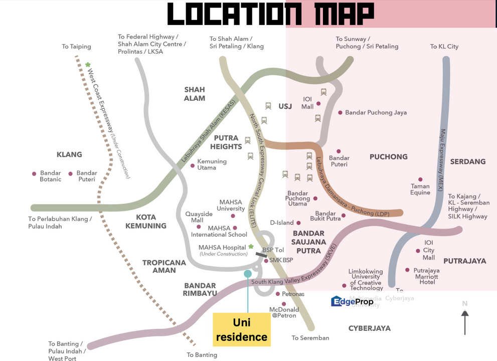 Arcadia Residence Saujana Putra Bandar Rimbayu / Walking Distance to MAHSA University & Hospital, Selangor, Jenjarom