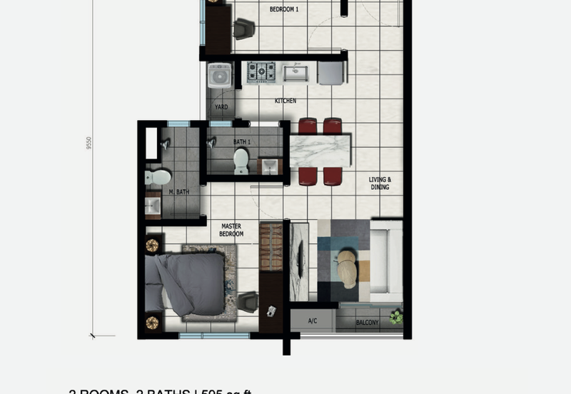 Arcadia Residence Saujana Putra Bandar Rimbayu / Walking Distance to MAHSA University & Hospital