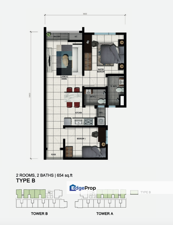 Arcadia Residence Saujana Putra Bandar Rimbayu / Walking Distance to MAHSA University & Hospital, Selangor, Jenjarom