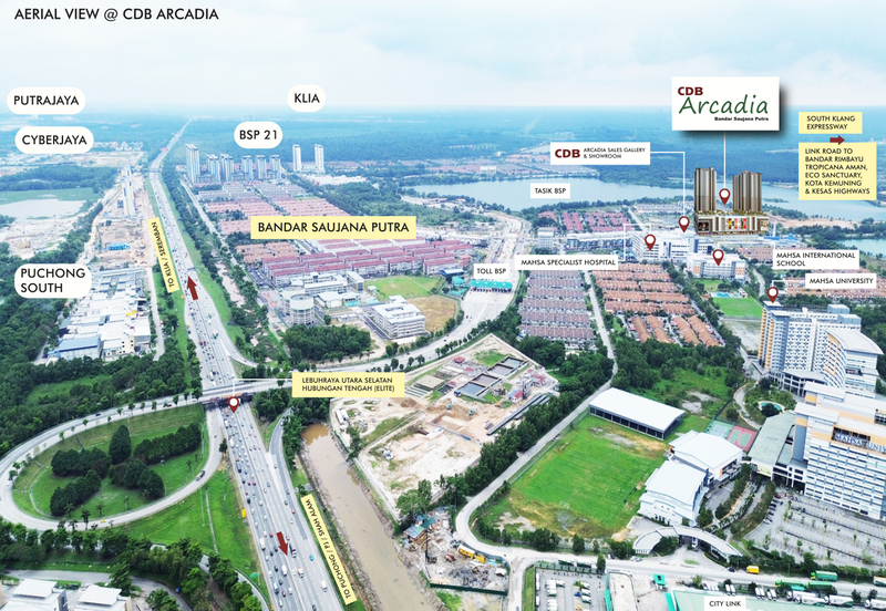Arcadia Residence Saujana Putra Bandar Rimbayu / Walking Distance to MAHSA University & Hospital