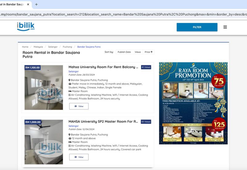 Residence next to MAHSA University Hospital at Rimbayu Saujana Putra